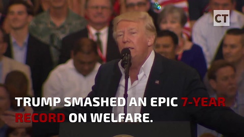 Trump Smashes Welfare Record With Just Six Months in Office