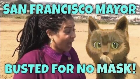 LIBERAL HYPOCRISY! San Francisco Mayor London Breed BREAKS her own MASK MANDATE!