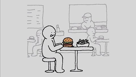 burger 🍔 cycle animation video