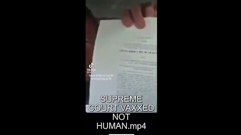 SCOTUS - Vaxxed Not Human