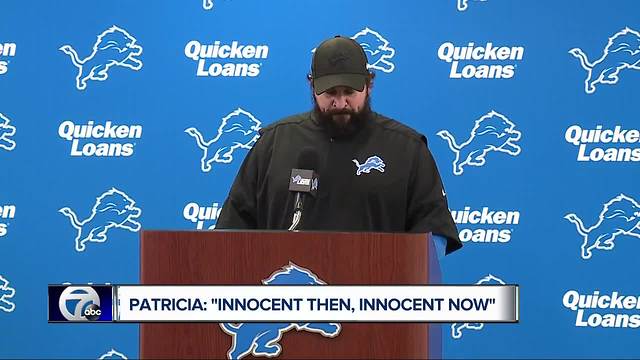 Matt Patricia on sexual assault allegations: "Innocent then, innocent now"