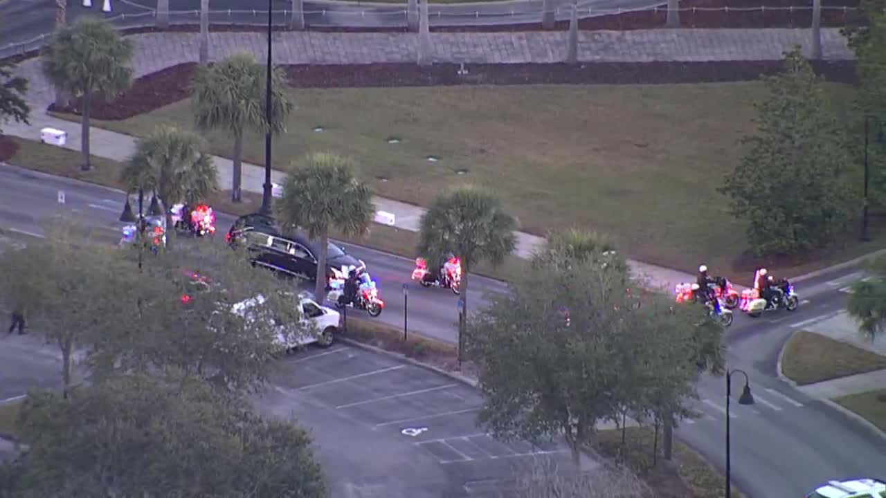 Procession for HCSO Master Corporal Brian LaVigne