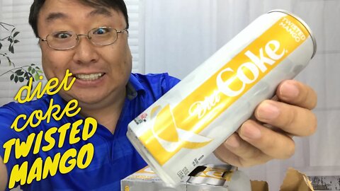 Diet Coke Twisted Mango Sleek Can Taste Test