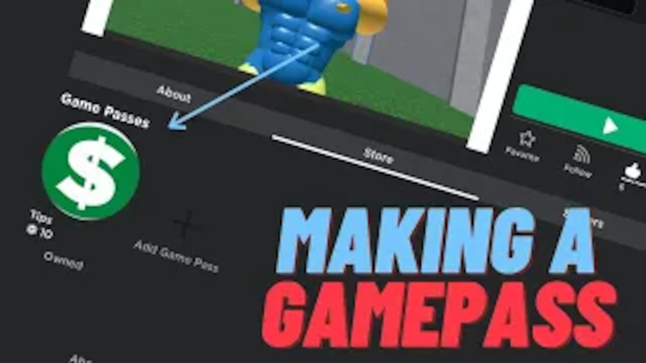 How to make a Gamepass