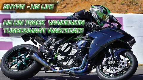 Kawasaki H2 fitted with Vandemon Ti Exhaust and Turbosmart BOV