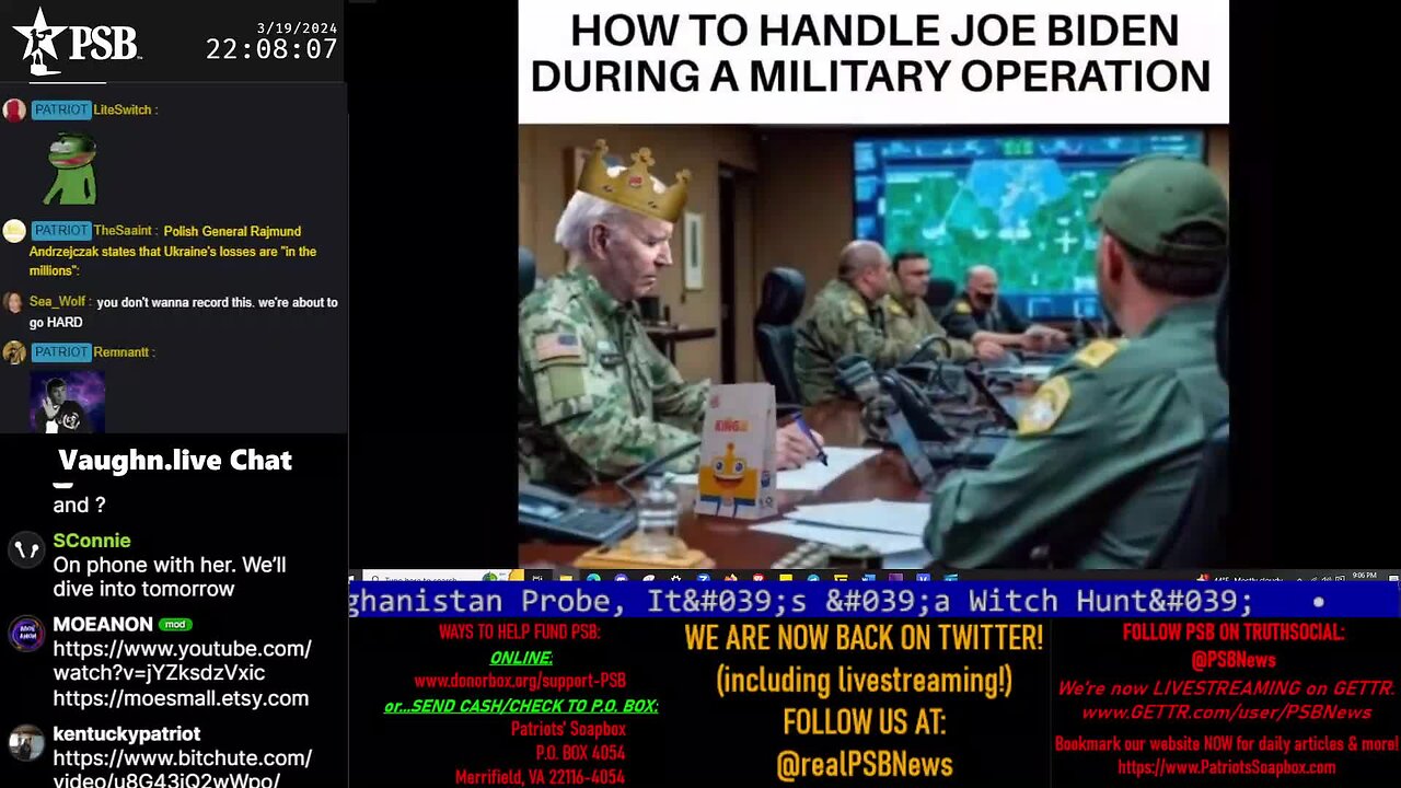 2024-03-19 22:00 EDT - The MAGA Mullet Show: with MagaSwaga