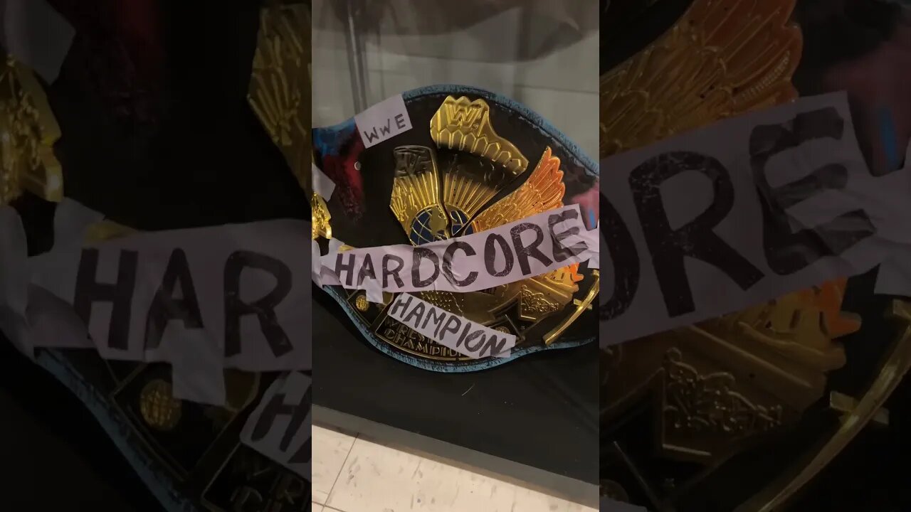 Is The Hardcore Title The Same Belt Mr. Perfect Destroyed? #shorts