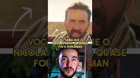 A VEZ QUE O NICOLAS CAGE "QUASE" FOI O SUPERMAN ⚡️ #theflash #superman #easteregg