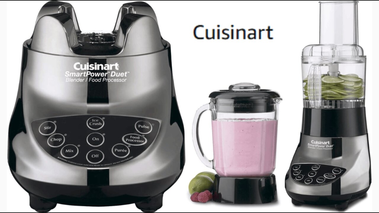 Cuisinart BFP 703BC Smart Power Duet Blender Food Processor