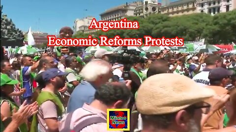 State workers protests against President Javier Milei’s economic reforms