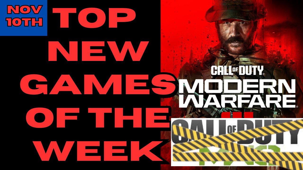 Top New Games of the Week:10th November 2023| Game Siren #callofduty #codmodernwarfare3 #newgames