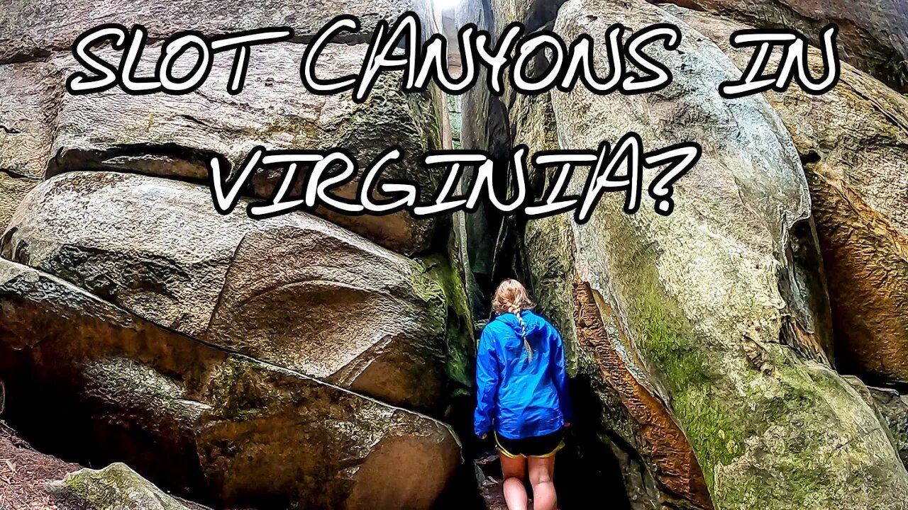 Exploring Slot Canyons in Virginia! The Great Channels Hike