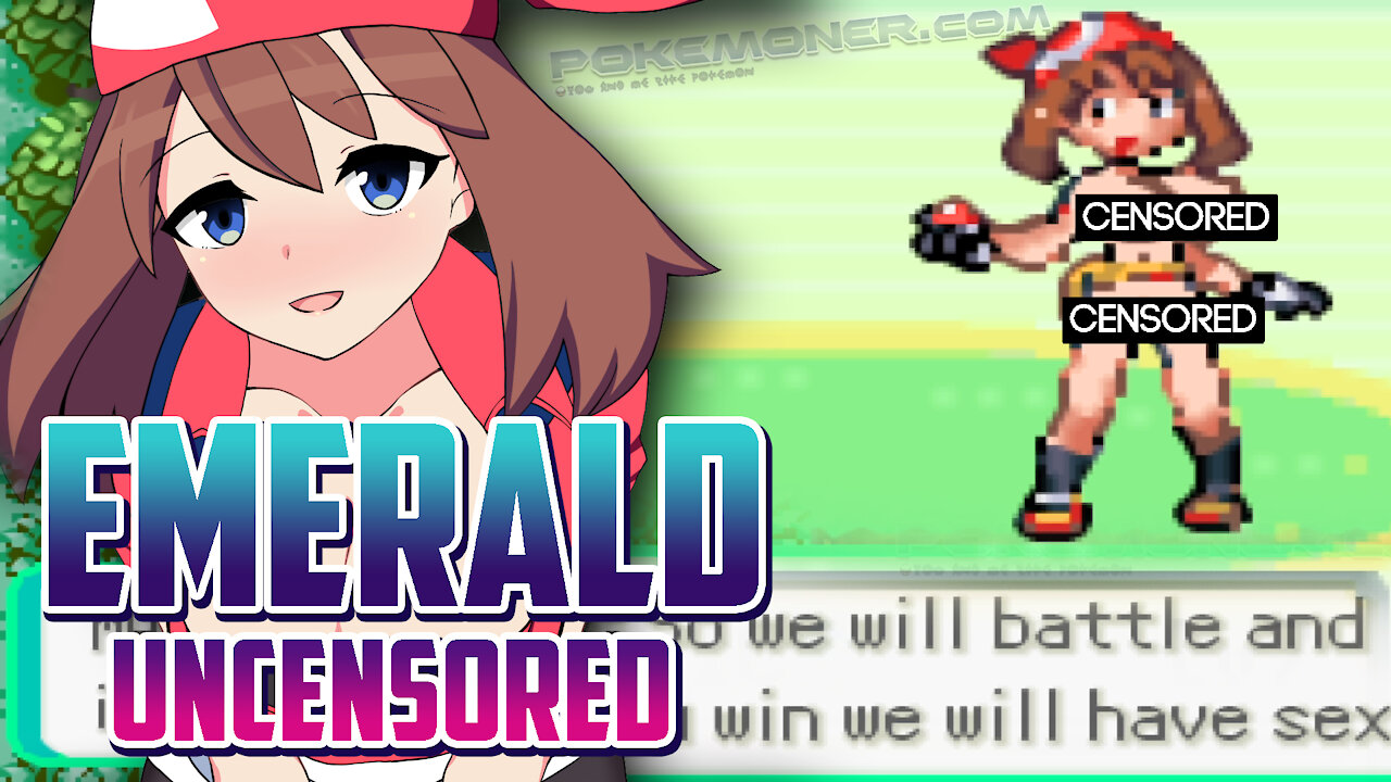 Pokemon Emerald Uncensored - New GBA Hack ROM for Adult players! The dialogue is changed!