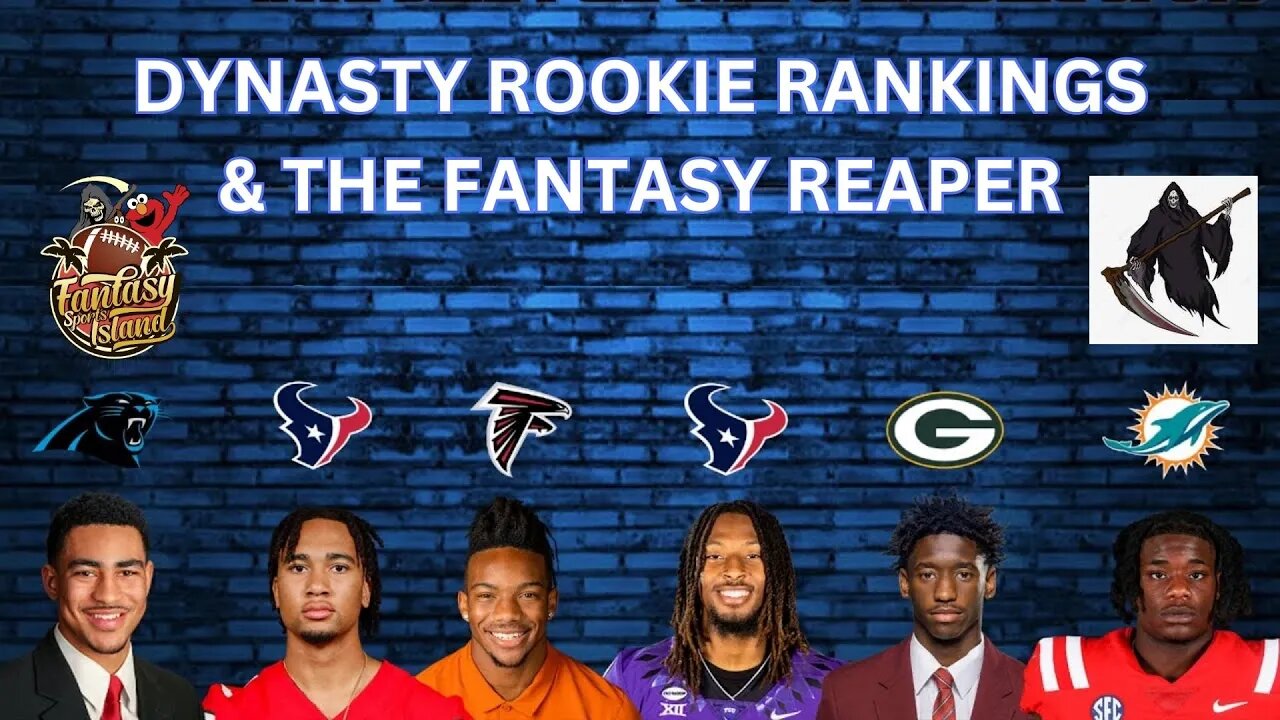 Dynasty Rookie Rankings & The Fantasy Reaper | Fantasy Sports Island, Ep. 82