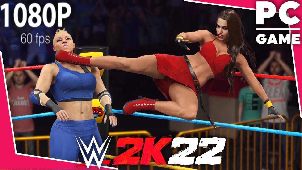 WWE 2K22 | BLAZE FIELDING V ESTEL AGUIRRE! | Requested Extreme Rules Match [60 FPS PC]