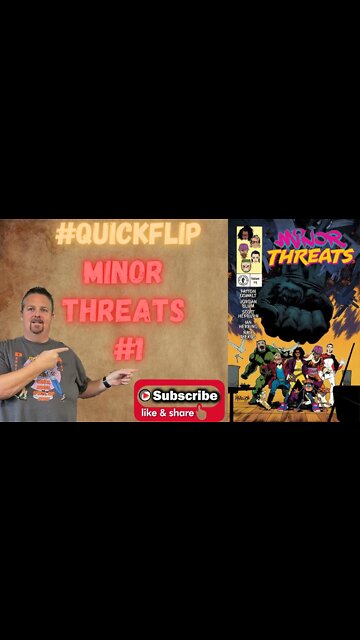 Minor Threats #1 Darkhorse Comics #QuickFlip Comic Book Review Patton Oswalt,Blum,Hepburn #shorts