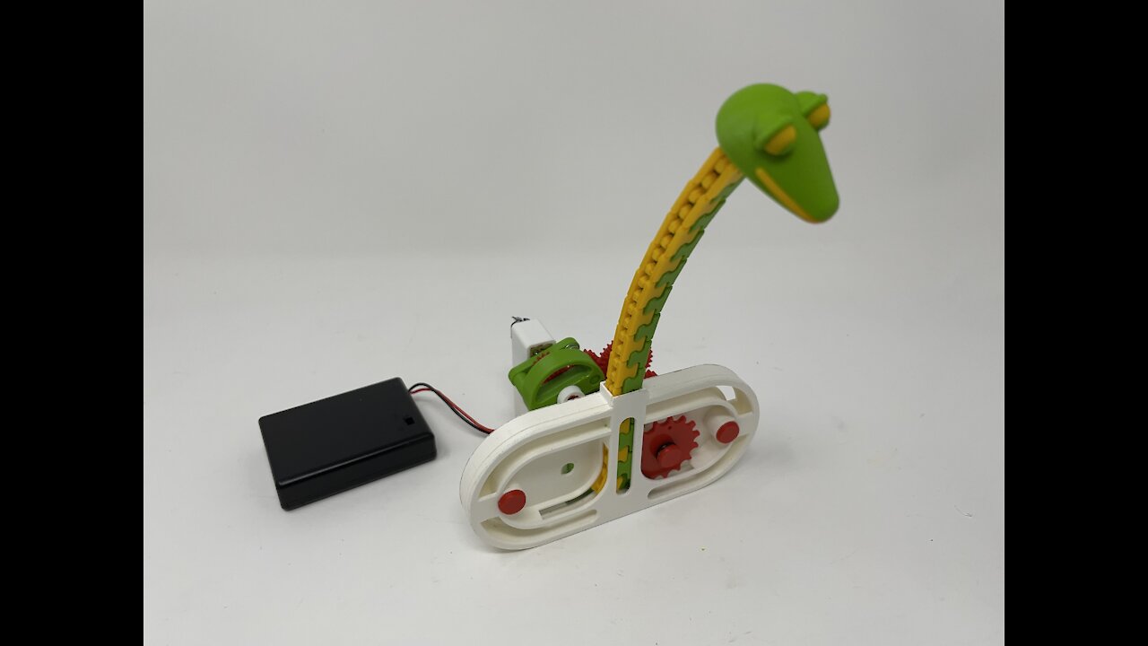 A 3D Printed Snake Automaton.