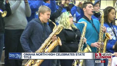 Omaha North celebrates state title Tuesday