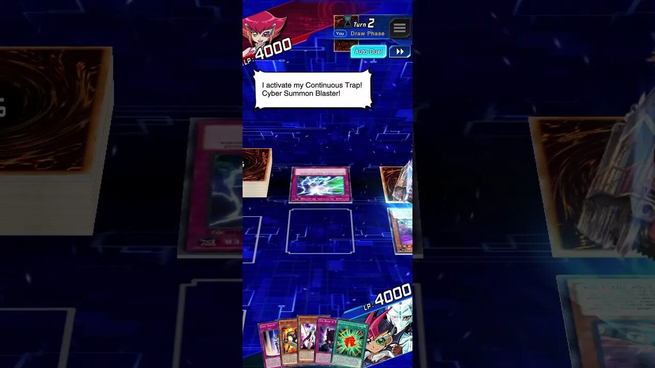 Yu-Gi-Oh! Duel Links - The Continuous Trap Cyber Summon Blaster!