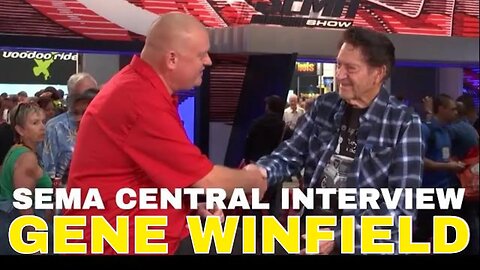 Gene Winfield on 70 Years of Building Cars SEMA Central Interview at 2018 SEMA Show