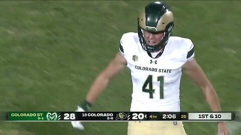 COLORADO STATES PUNTER SAVES THE GA-... oh