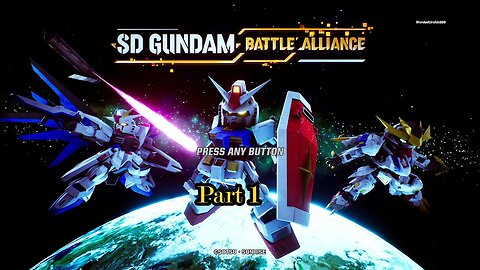 SD Gundam battle alliance part 1