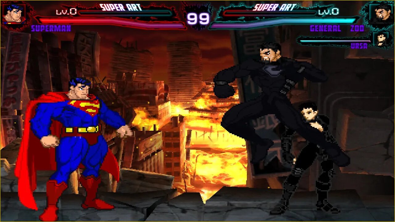 Mugen: Superman vs General Zod/Ursa