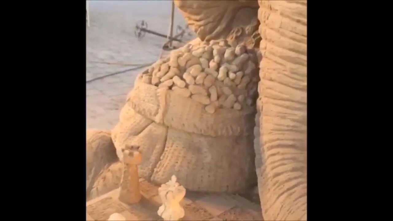 Amazing sand sculpture, YouVlog_Video