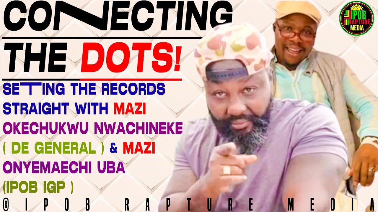 CONNECTING THE DOTS! Join Mazi Okechukwu & Mazi Uba Live Expository Session | Oct 16, 2022