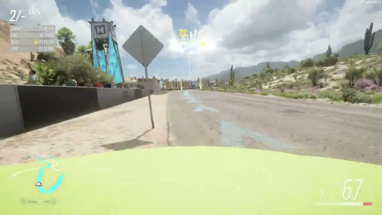 Top 1% Rivals Class B Forza Horizon 5 Arch of Mulege Circuit 1:08:175