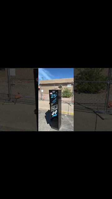 Abandoned 25 cent machine?