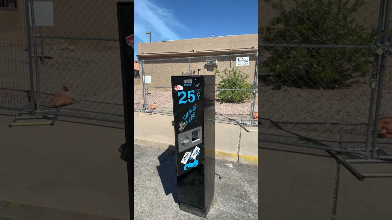 Abandoned 25 cent machine?