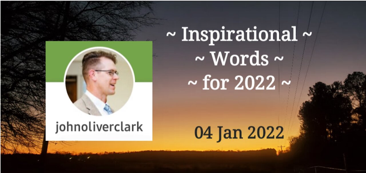 46's Inspirational Words for 2022 ... or 2020?