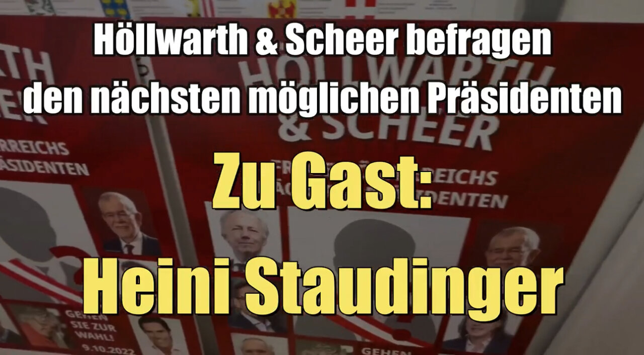 Höllwarth & Scheer fragen den nächsten Präsidenten - diesmal Heini Staudinger (16.09.2022)