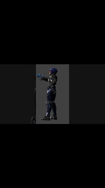 Spartan Flash Vtuber w/helmet turntable animation. #halo #blender #vtuber