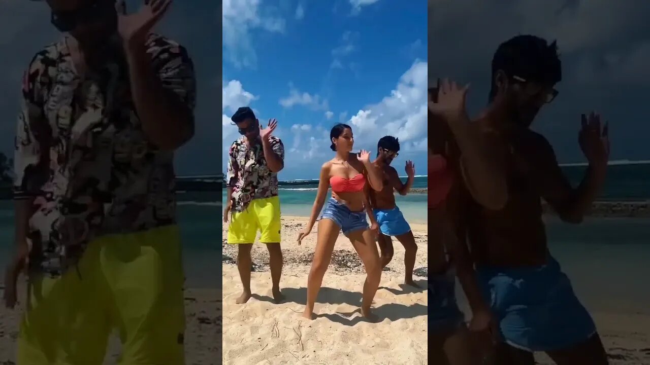 Nora fatehi best dance in Beach #norafatehi #dance #viral