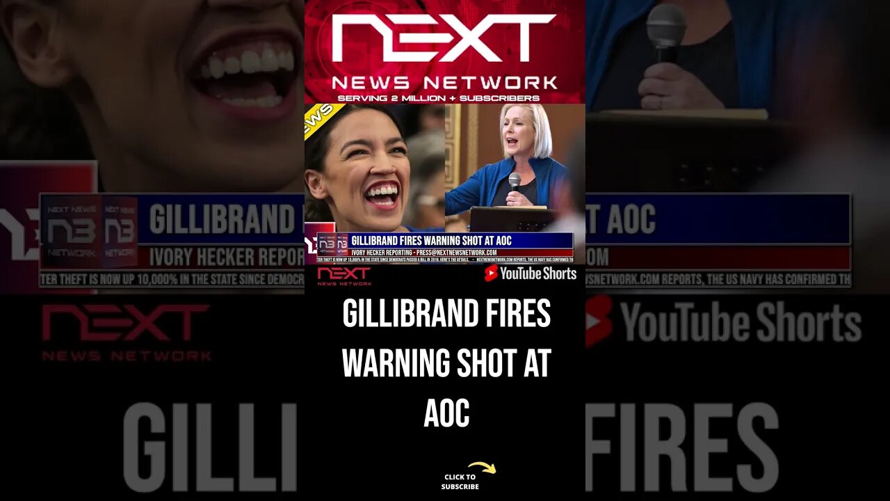 Gillibrand Fires Warning Shot at AOC #shorts