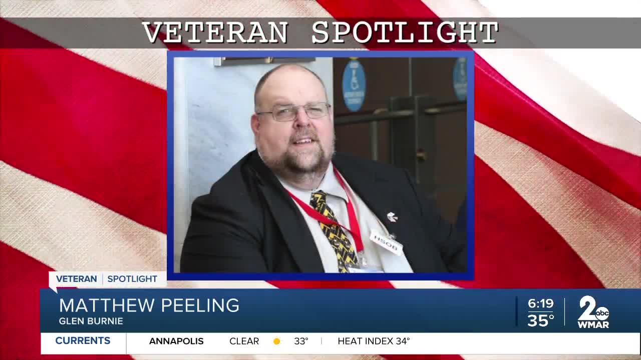 Veteran Spotlight: Matthew Peeling of Glen Burnie