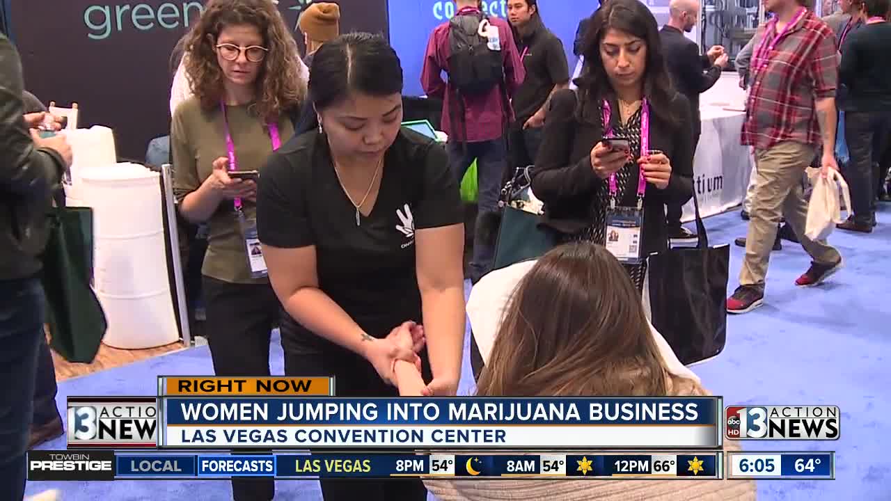 Women jumping into marijuana business