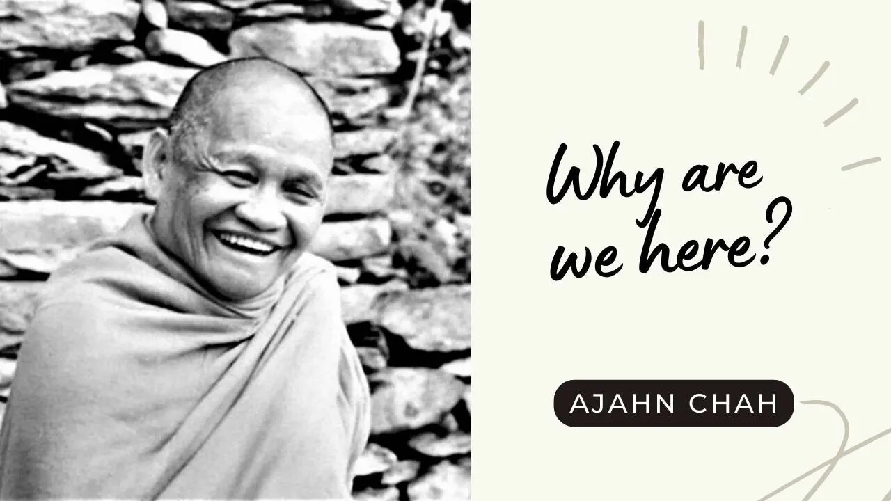 Ajahn Chah I Why are we here I Collected Teachings I 12/58