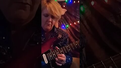 Eric Johnson guitar style jam- Cari Dell-female lead guitarist #guitarshorts #metalsolo #guitarsolo