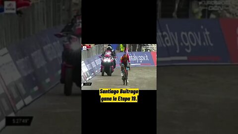 Santiago Buitrago gana la etapa reina del Giro de Italia 2023. / Etapa 19.