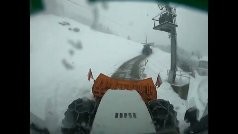 11 !!!! Schneeräumung Steyr CVT 170 Winter 2021 22 #snow last Year #winterdienst #viral #alps #soun