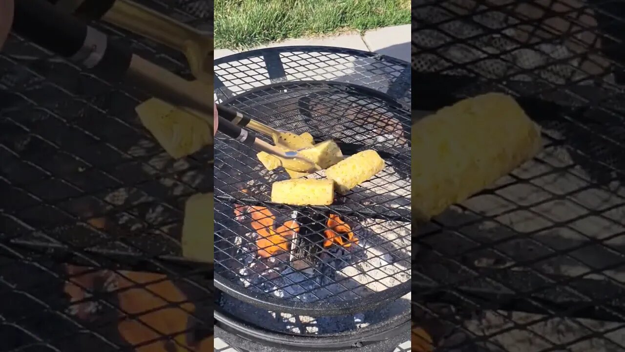 Grilled Pineapple Simple and Sweet #bbq #grilledpineapple