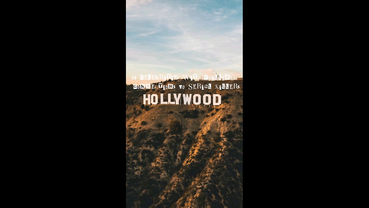 Teaser for 13 Celebrities with Chilling Connections to Serial Killers Premiering Now Only on YouTube
