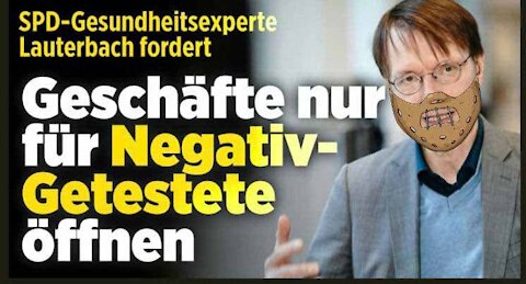 Lauterbach - Öffnung wird NIE kommen!