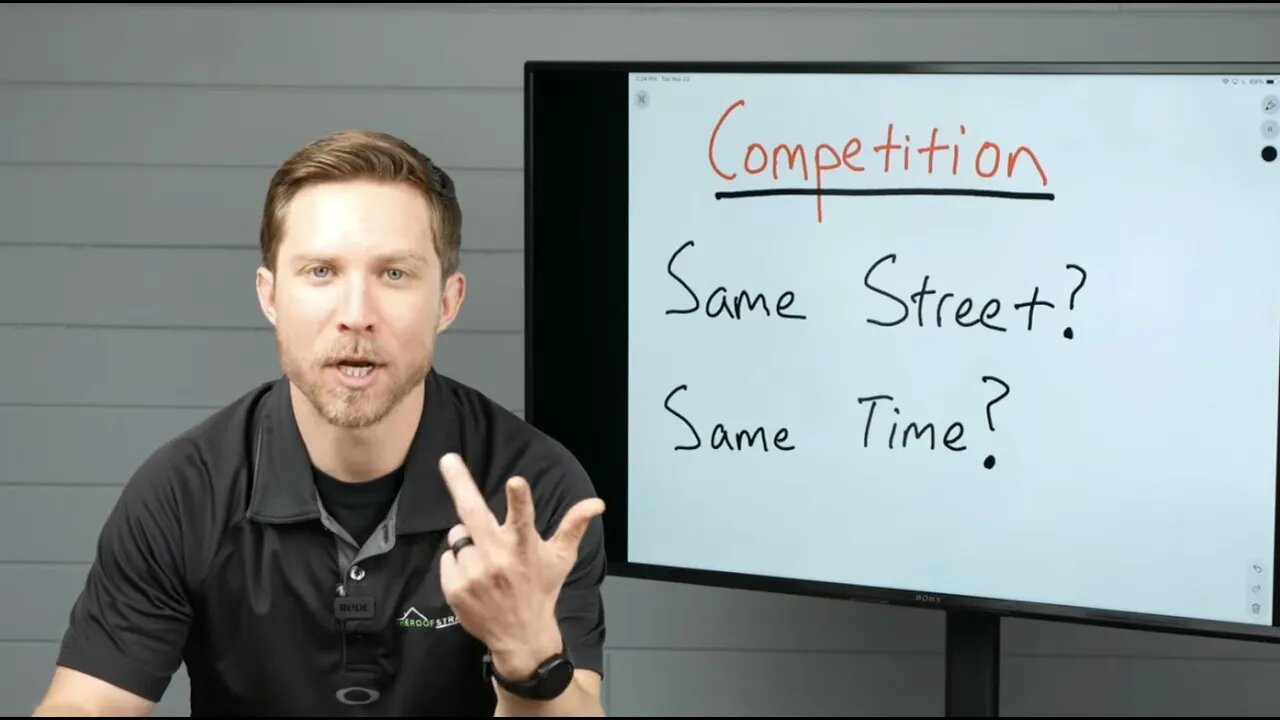 Door Knocking Competition? Same Street - Same Time? 3 Ways to WIN More Roof Sales