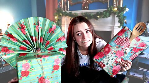 Trying Viral Wrapping Techniques! | Vlogmas Day 7 | Let's Talk IBD