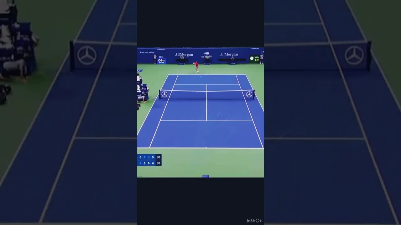 Dominic Thiem MONSTER Forehand!! 🤯 #tennis #shorts