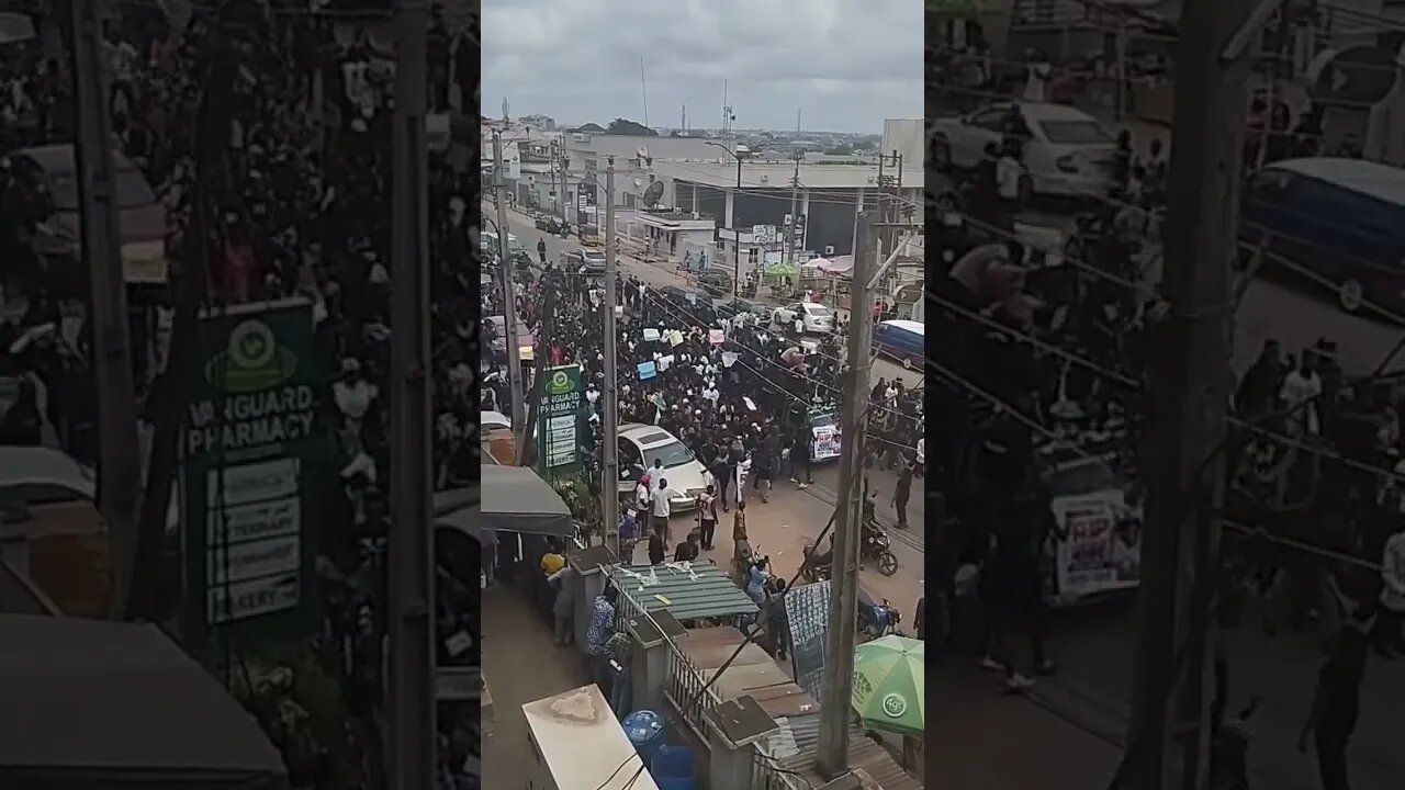 Nigerians take to the streets to protest #JusticeForMohbad